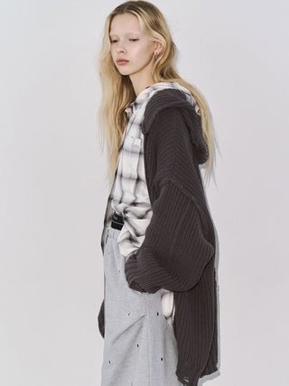 DAMAGE KNIT CARDIGAN