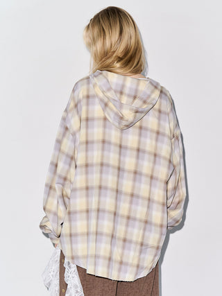 HOODIE CHECK SHIRT