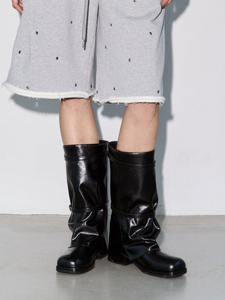 BELTED MIDDLE BOOTS