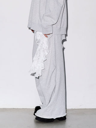 TACK SLIT SWEAT PANTS