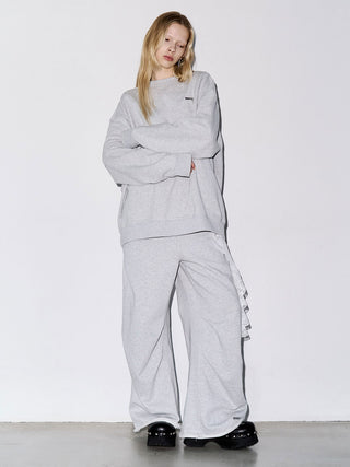 TACK SLIT SWEAT PANTS