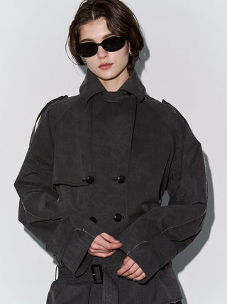 OVER FLAME TRENCHCOAT