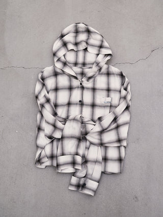 HOODIE CHECK SHIRT
