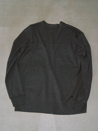 PLATE VNECK OVER CARDIGAN