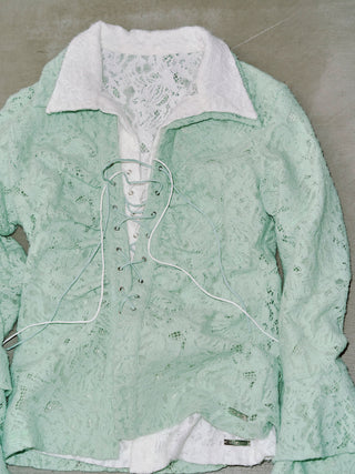 【PRE ORDER】LIQUIDE LACE BLOUSE