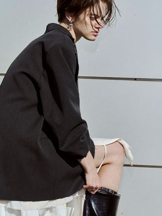 SIDE CUTTING LACE DRESS