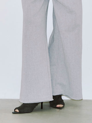 GATHERED OPEN TOE BOOTS