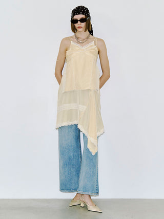 CROSS OVER LACE SKIRT