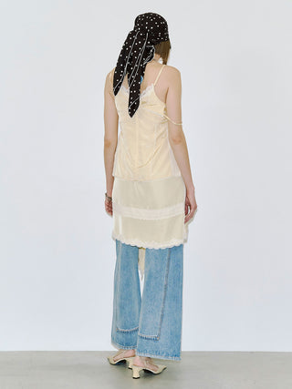 CROSS OVER LACE SKIRT