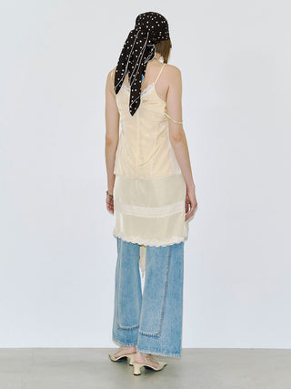 CROSS OVER LACE CAMI