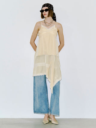 CROSS OVER LACE CAMI