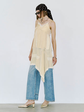 CROSS OVER LACE SKIRT