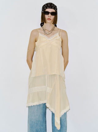 CROSS OVER LACE SKIRT