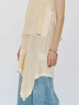 CROSS OVER LACE SKIRT