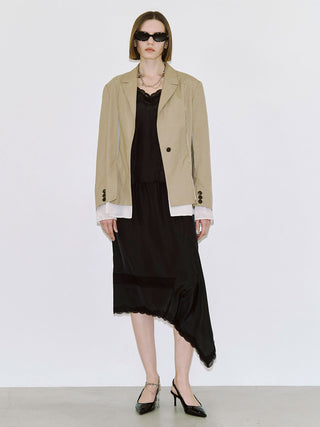 MESH COMBI DESIGN JACKET