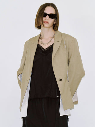 MESH COMBI DESIGN JACKET
