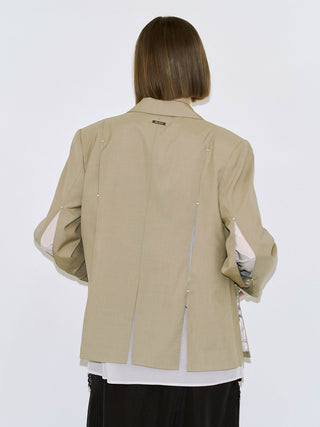 MESH COMBI DESIGN JACKET