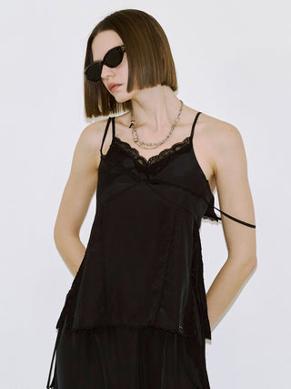 CROSS OVER LACE CAMI