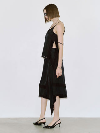 CROSS OVER LACE SKIRT