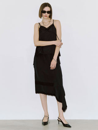 CROSS OVER LACE CAMI