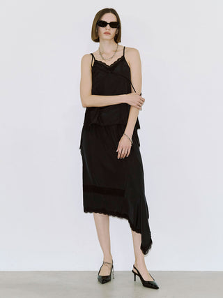 CROSS OVER LACE SKIRT