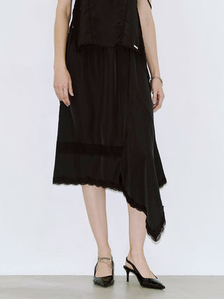 CROSS OVER LACE SKIRT