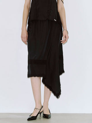 CROSS OVER LACE SKIRT