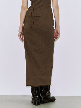 ASYMMETRY CUT SKIRT