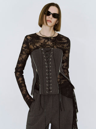 LACE LONGSLEEVE TOP