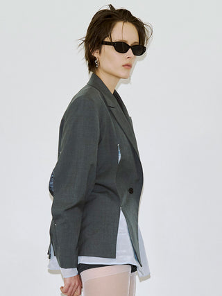 MESH COMBI DESIGN JACKET