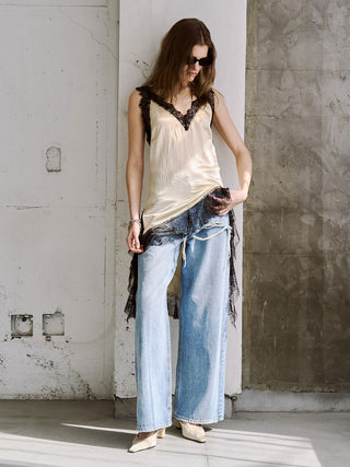 LAYERED LIKE DENIM PANTS