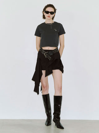EYLET STUDS MINI TSHIRT