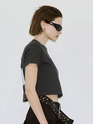 EYLET STUDS MINI TSHIRT