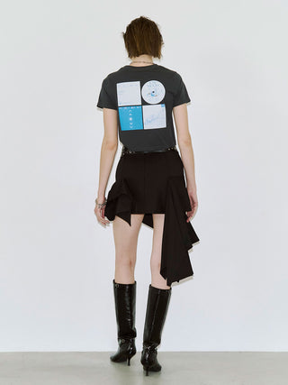 EYLET STUDS MINI TSHIRT