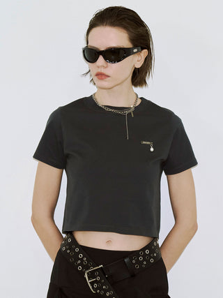 EYLET STUDS MINI TSHIRT