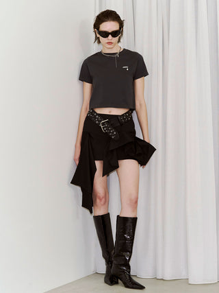 EYLET STUDS MINI TSHIRT