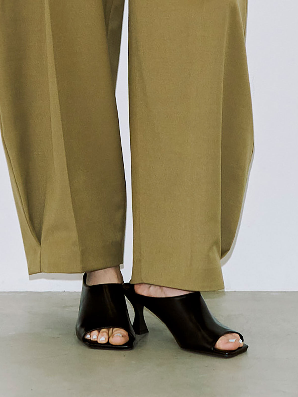 靴 Jose Moon SQUARE TOE MULES SHOES – JOSEMOON