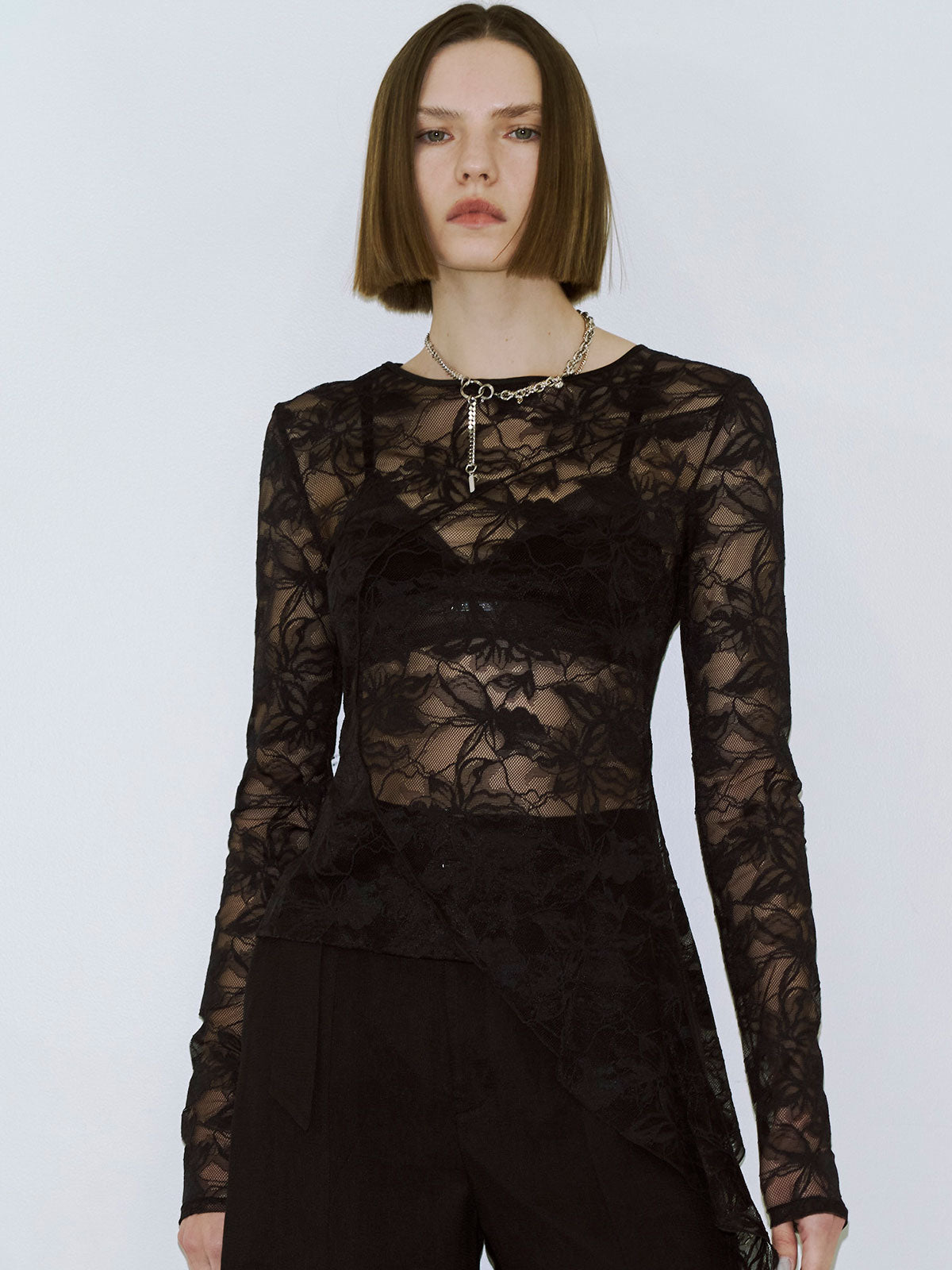 LACE LONGSLEEVE TOP – JOSEMOON