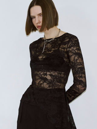 LACE LONGSLEEVE TOP