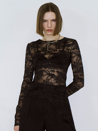 LACE LONGSLEEVE TOP