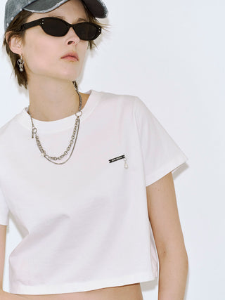 EYLET STUDS MINI TSHIRT