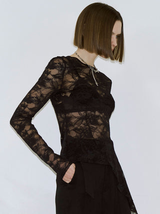 LACE LONGSLEEVE TOP