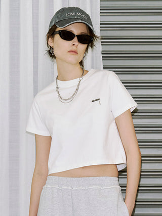 EYLET STUDS MINI TSHIRT