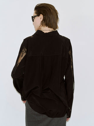 VERTICAL LACE SHIRT
