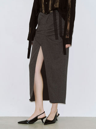 ASYMMETRY CUT SKIRT