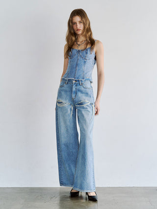 LAYERED LIKE DENIM PANTS