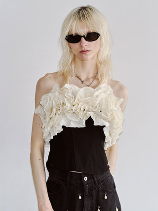BOUQUET FRILL TOPS