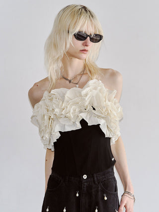 BOUQUET FRILL TOPS
