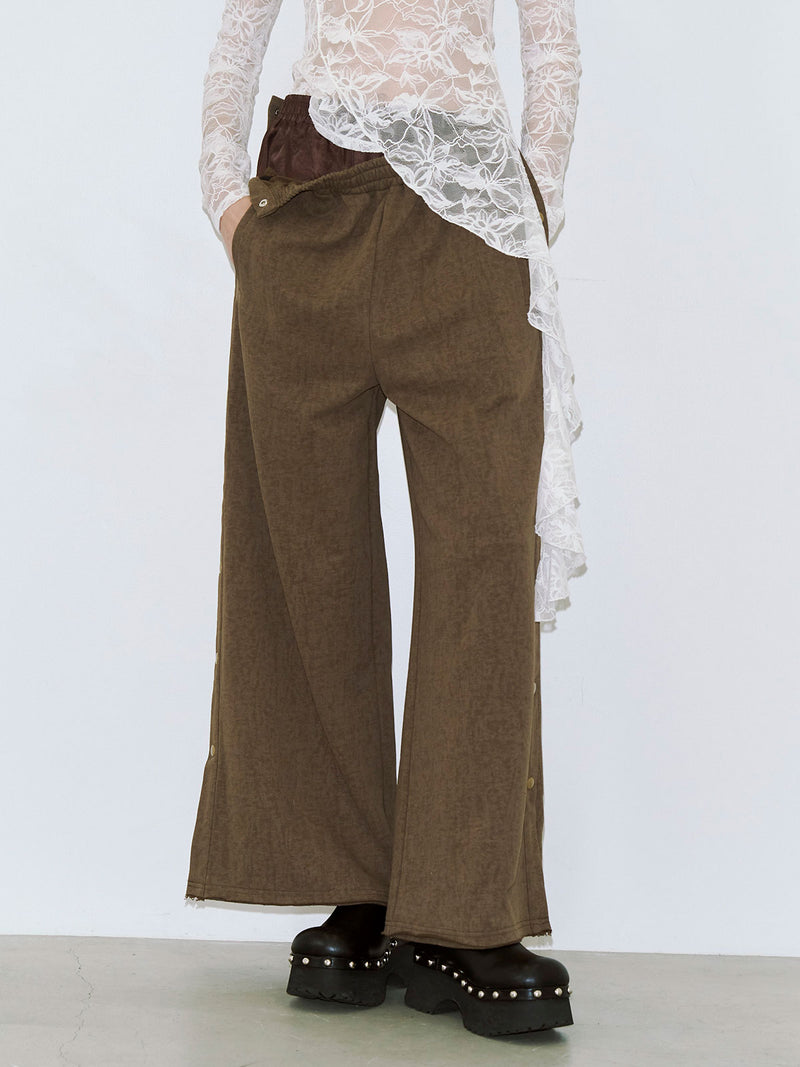 JOSEMOON JERSEY PLEATED SKIRT