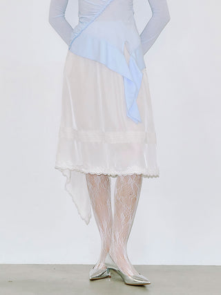 CROSS OVER LACE SKIRT